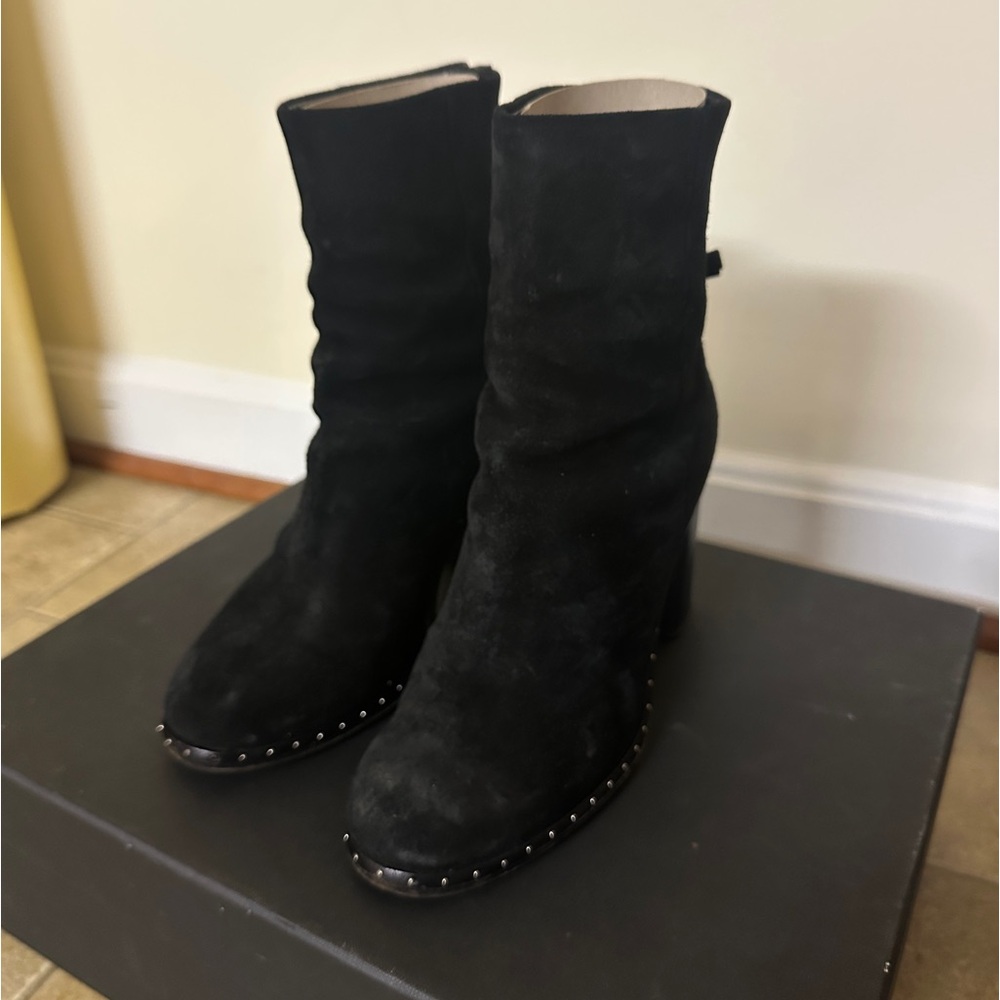 Rag & Bone Studded suede boots
